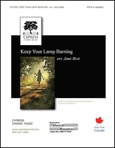 Keep Your Lamp Trimmed and Burning SATB choral sheet music cover